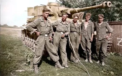 Немецкие танкисты в боях на Восточном фронте. Уникальные цветные фотографии  | ProTанки | Дзен