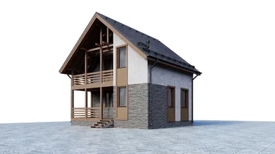 DIY.Немецкий деревенский домик с черепичной крышей из картона. - YouTube