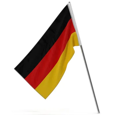 Large flag map of Germany | Germany | Europe | Mapsland | Maps of the World