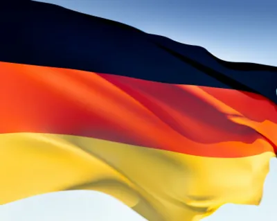 Германия флаг маленький 14х21см | Фабрика Футбола
