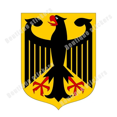 Немецкий герб стоковое изображение. изображение насчитывающей поле -  30004587