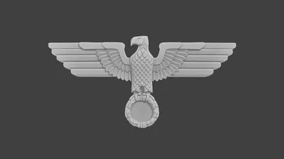 Файл 3D Второй мировой войны Немецкий орел A 💍・Шаблон для загрузки и  3D-печати・Cults