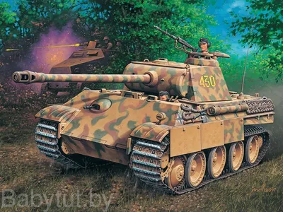Сборная модель ZVEZDA Немецкий средний танк Т-V A \"Пантера\", 1/100 -  ZV-6196 - купить по оптовой цене в интернет-магазине RCstore.ru