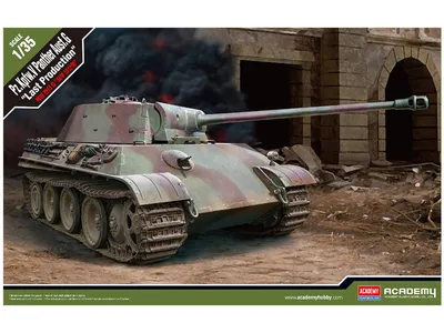 Купить сборную модель танка Pz.Kpfw.V Ausf.D Пантера (T-V) (Подарочный  набор), масштаб 1:35 (Звезда)