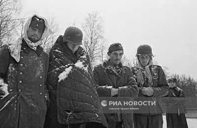 Пленные немцы под Москвой | РИА Новости Медиабанк