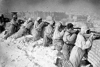 Фото Сталинградской битвы глазами немецких и советских военных