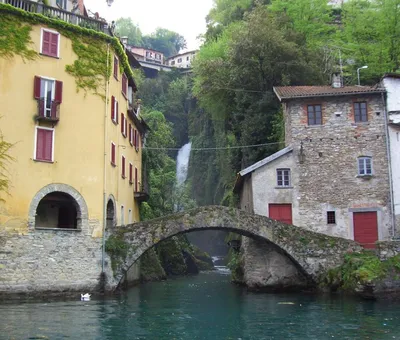 Lake Como Waterfall Wall Art PRINT Nesso Italian Village Lombardy, Italy  Gift Travel Photography by Theworldexplored - Etsy