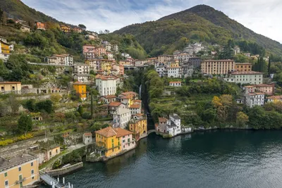 Nesso lake como hi-res stock photography and images - Alamy