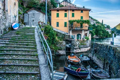 View Village Nesso On Lake Como Stock Photo 2303921653 | Shutterstock