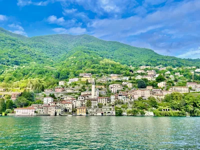 Italia.it on X: \"A magical view of Nesso on Lake Como. Can you imagine that  this peaceful village is split in two by a spectacular 200 metres  waterfall? #TreasureItaly #Italy #travel @visitcomo @