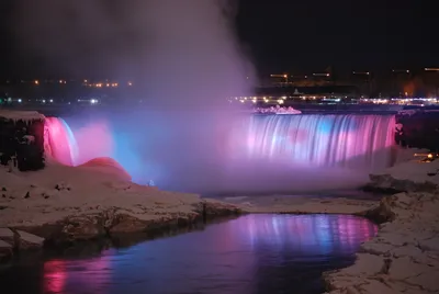 Ниагарский водопад ночью» — фотоальбом пользователя LibertyToursLLC на  Туристер.Ру