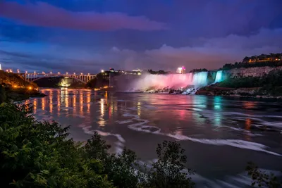Бесплатные Ниагарский водопад ночью стоковые фотографии | FreeImages
