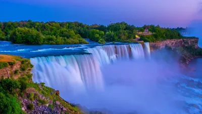 Ниагарский водопад , реалистично, 4k…» — создано в Шедевруме