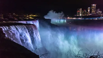 Ночной тур по Ниагарскому водопаду 2024 - Иллюминация Ниагарского водопада