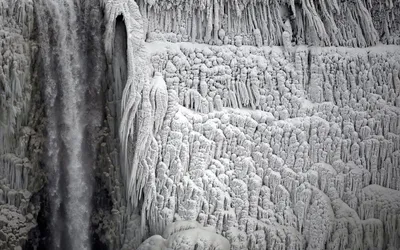 Ниагарский водопад замерз фото - Из-за аномальных морозов в США замерз  Ниагарский водопад — Фото