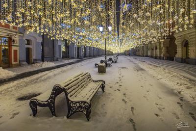 Никольская улица в снегу - фото №615 - Moscow Photos