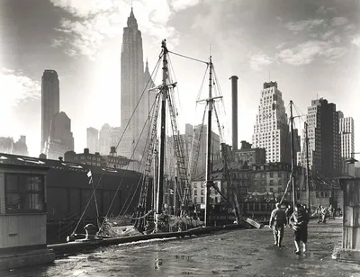 Фреска и фотообои Нью-Йорк 1930 года (3334)