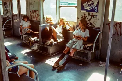 Фото метро Нью - Йорка конца 70х начала 80х годов.