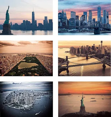 Amazon.com : New York Postcards Set of 30 Styles. Collectible Edition of  NYC Souvenirs Post Cards 4 x 6 of NY Landmarks, Skylines and Aerial Views.  Made in USA : Office Products