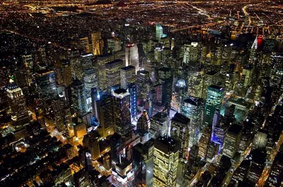 Пазл ночной нью-йорк - разгадать онлайн из раздела \"Города\" бесплатно