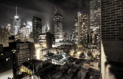 Нью-Йорк ночью редакционное фото. изображение насчитывающей самомоднейше -  188432486
