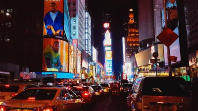 Нью Йорк ночью» — создано в Шедевруме