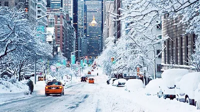 Рождество🎄🎅🔔❄, Зимний Нью-Йорк …» — создано в Шедевруме
