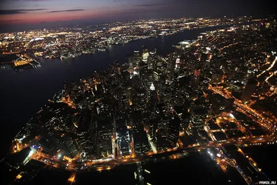 Нью-Йорке Небоскребы Высоты Птичьего Полета Фотография, картинки,  изображения и сток-фотография без роялти. Image 13670073