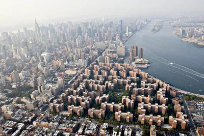 Вид на Нью-Йорк с высоты птичьего полета - PICRYL Поиск в мировом  общественном достоянии