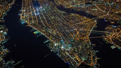 Нью йорк сверху фото фотографии