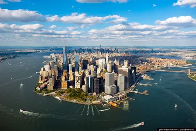 Нью-Йорк, Манхэттен. Вид сверху. | Владимир Князь | ВКонтакте