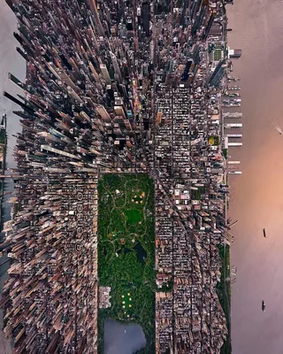 Нью-Йорк сити, вид сверху. - 3Pulse.com