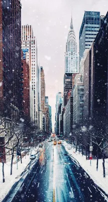 Нью йорк зимой фото фотографии