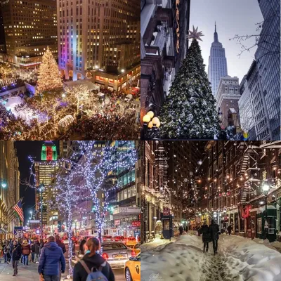 Нью-Йорк зимой | New york city christmas, Nyc christmas, New york wallpaper
