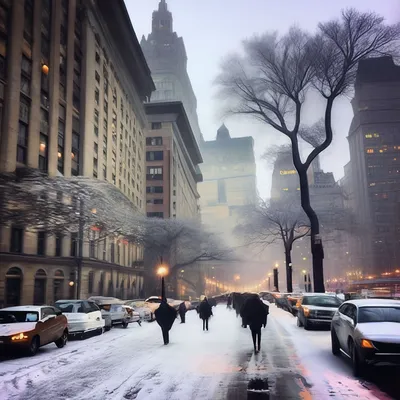 Нью Йорк зимой (Много фото) - treepics.ru