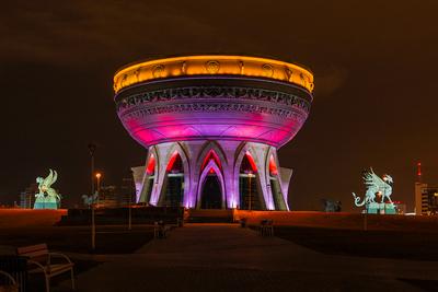 Ночные огни Казани. Фотографии ночного города