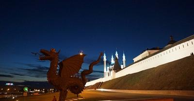 Ночные огни Казани. Фотографии ночного города