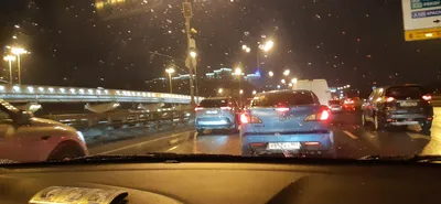 Москва вид из машины | Вид, Город