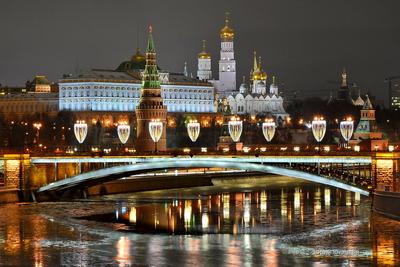 Ночная Москва и ее достопримечательности