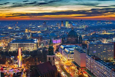 Немецкий язык - Взгляд на ночной Берлин. Нравится? | Facebook