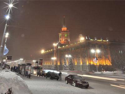 Ночной город Екатеринбург, красивый …» — создано в Шедевруме