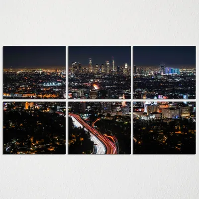 Ночной лос анджелес обои - 61 фото