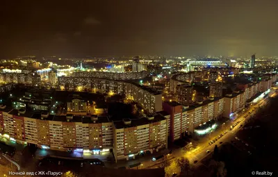 Ночной Минск из окна автомобиля - YouTube