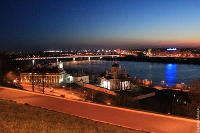 Вид на ночной Нижний Новгород сверху 20 декабря 2020 года | Нижегородская  правда