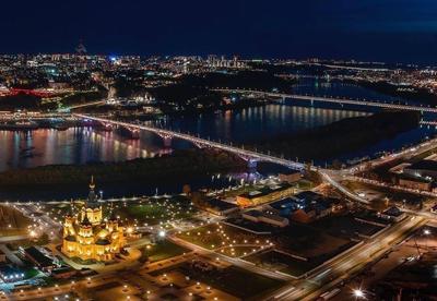 Великолепный Борский мост с ночной подсветкой - Блог о лучших местах Нижнего  Новгорода и Нижегородской области