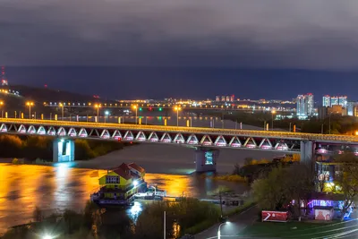 МИР. Не серые будни | Красивый ночной Нижний Новгород с электрокатамарана  😎 | Дзен