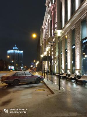 Ночной Новосибирск» — создано в Шедевруме
