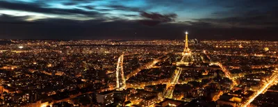 Ночной Париж фото