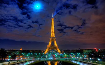 Ночной Париж | Страница в интернете