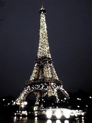 Фотообои Ночной Париж в огнях купить в Оренбурге, Арт. 9-758 в  интернет-магазине, цены в Мастерфресок